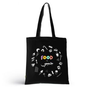 Food is habibi - noir