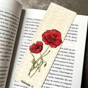 Marque-page Coqueliquots